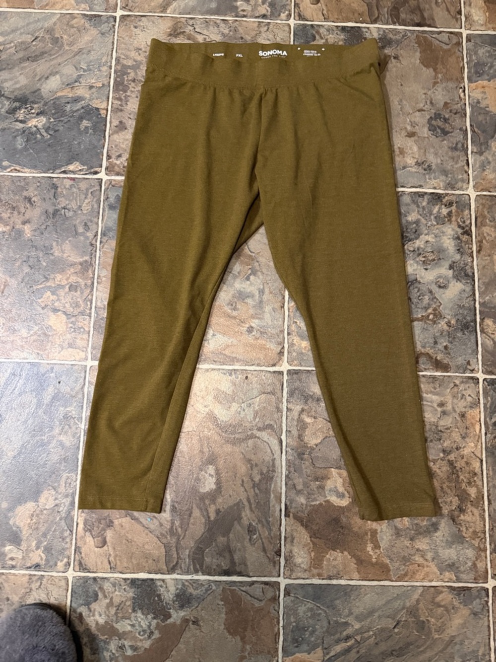 Sonoma Olive Green Cropped Pants